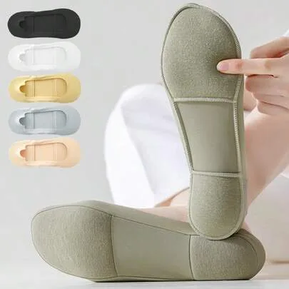 Boat Socks Plantar Fasciitis Shoe Insoles Shock-Absorbing Non-Slip Hidden Insoles by chuanwa(2)