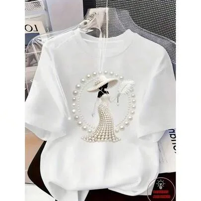 Printed-Shirt - Adorned by SHEIN