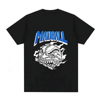 Madball 100% Cotton T-Shirt Band Tour Graphic Print Tees Streetwear O-Neck by SHEIN