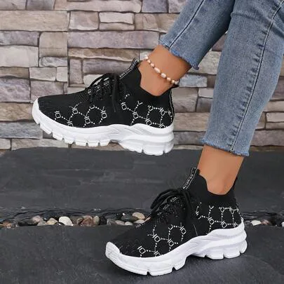 Breathable Outdoor Casual Sports Sneakers by SHEIN