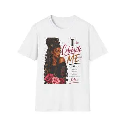 I Celebrate Me Shirt Self Love Tee Roses Graphic Shirt by SHEIN