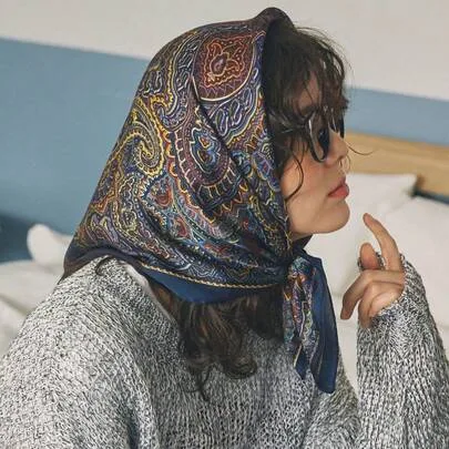 Paisley Print Vintage Scarf Headscarf by SHEIN