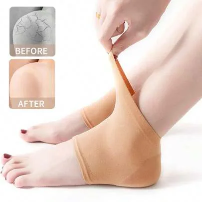 Silicone Moisturizing Socks for Dry Cracked Heels by SHEIN