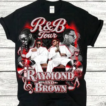 R B Tour Usher Raymond Chr Is Brown by SHEIN