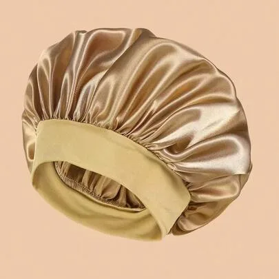 Satin Bonnet Hair Sleep Cap by SHEIN