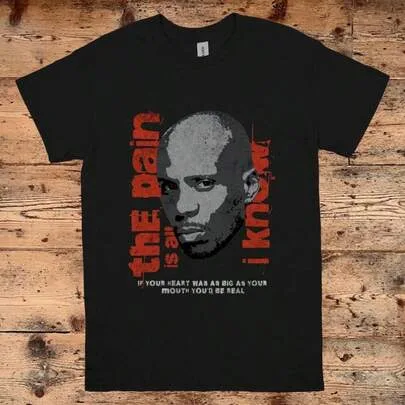 DMX Rap Legend Vintage Hip Hop Icon Graphic T-Shirt by SHEIN