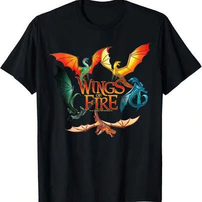 Wings of Fire Dragon Circle T-Shirt by SHEIN