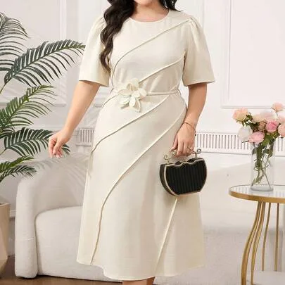 Casual Elegant Floral Print Summer Dress by Reflora
