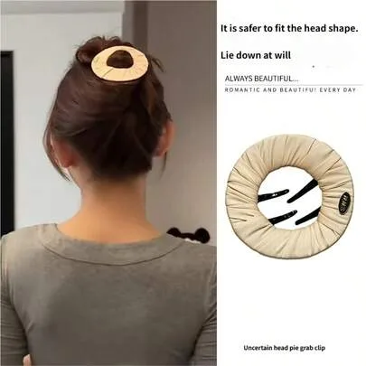 2D Flat Hair Clip Zero Pressure Wear Bun Hair Claw by SHEIN