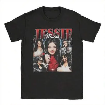 Jessie Murphs Singer Concert 2026 Fashion T-Shirt Cotton Tee by SHEIN