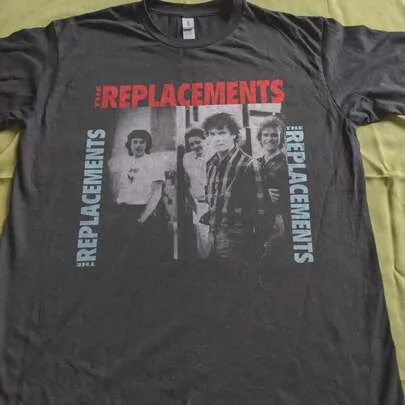 Vintage Rare the Replacements Short Sleeve T-Shirt One Side by SHEIN