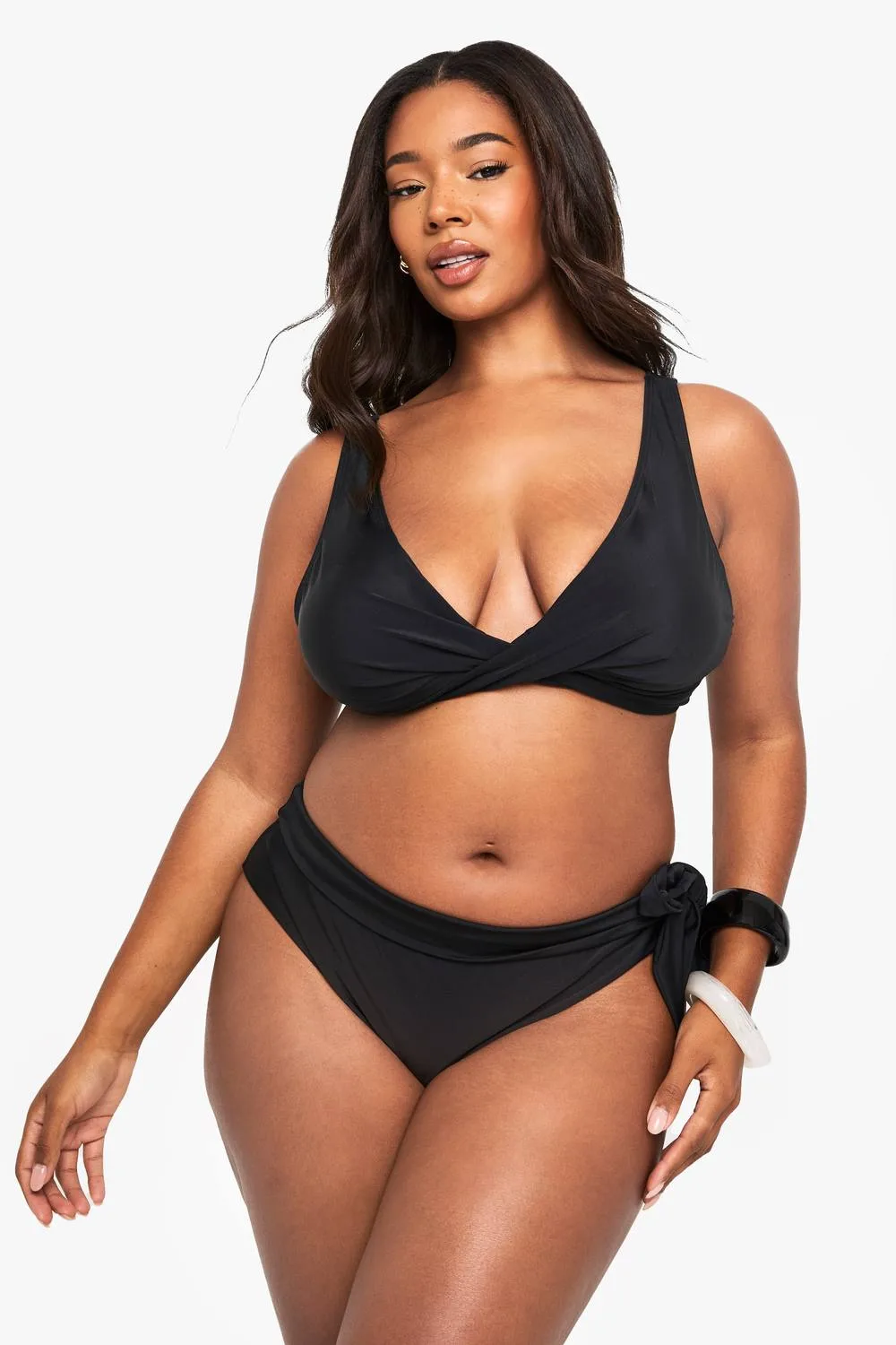 Tie Bikini Bottoms by boohoo