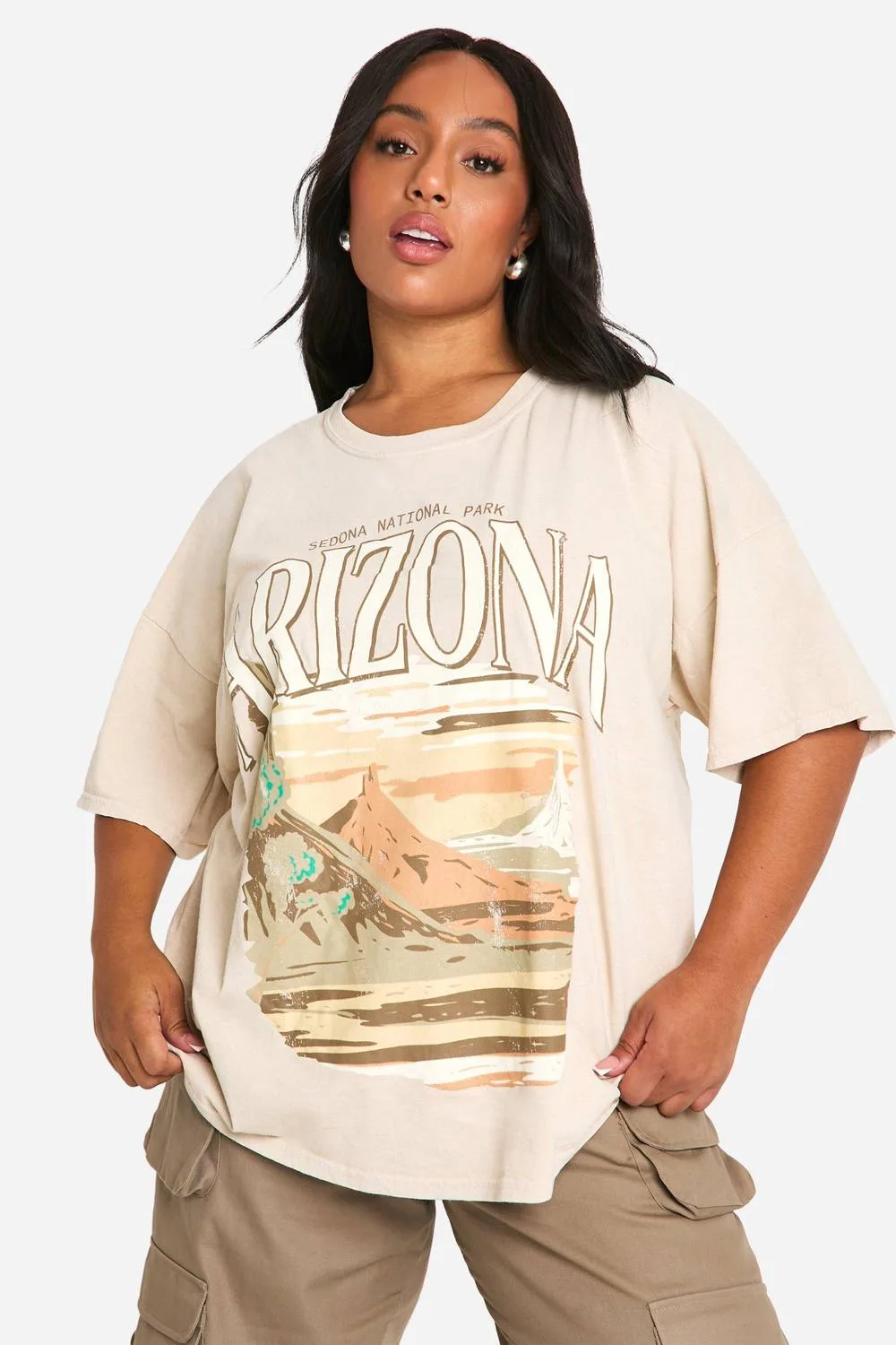 Arizona Washed Oversized T-Shirt