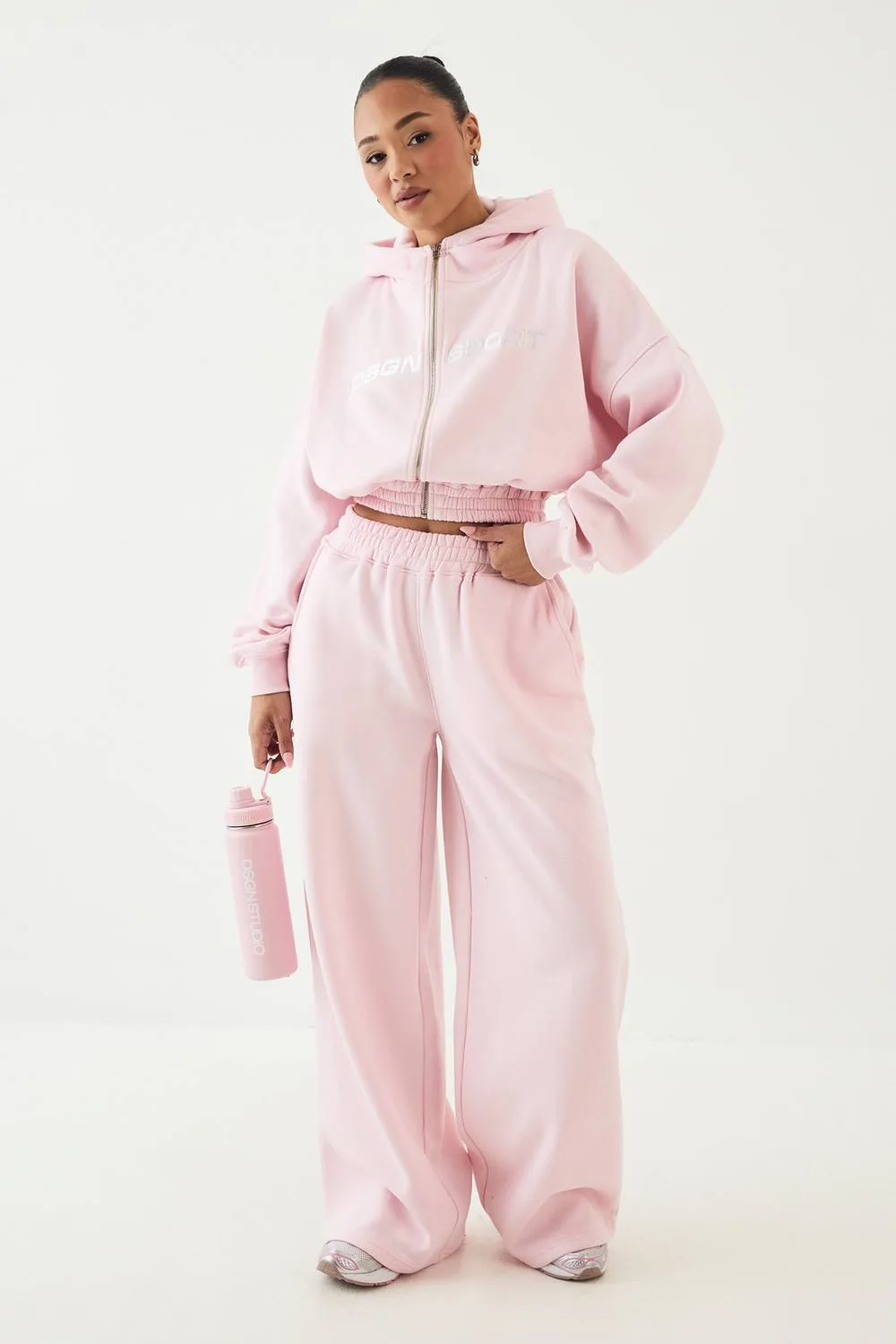 Sport Boxy Zip Through Hooded Tracksuit by DSGN Studio