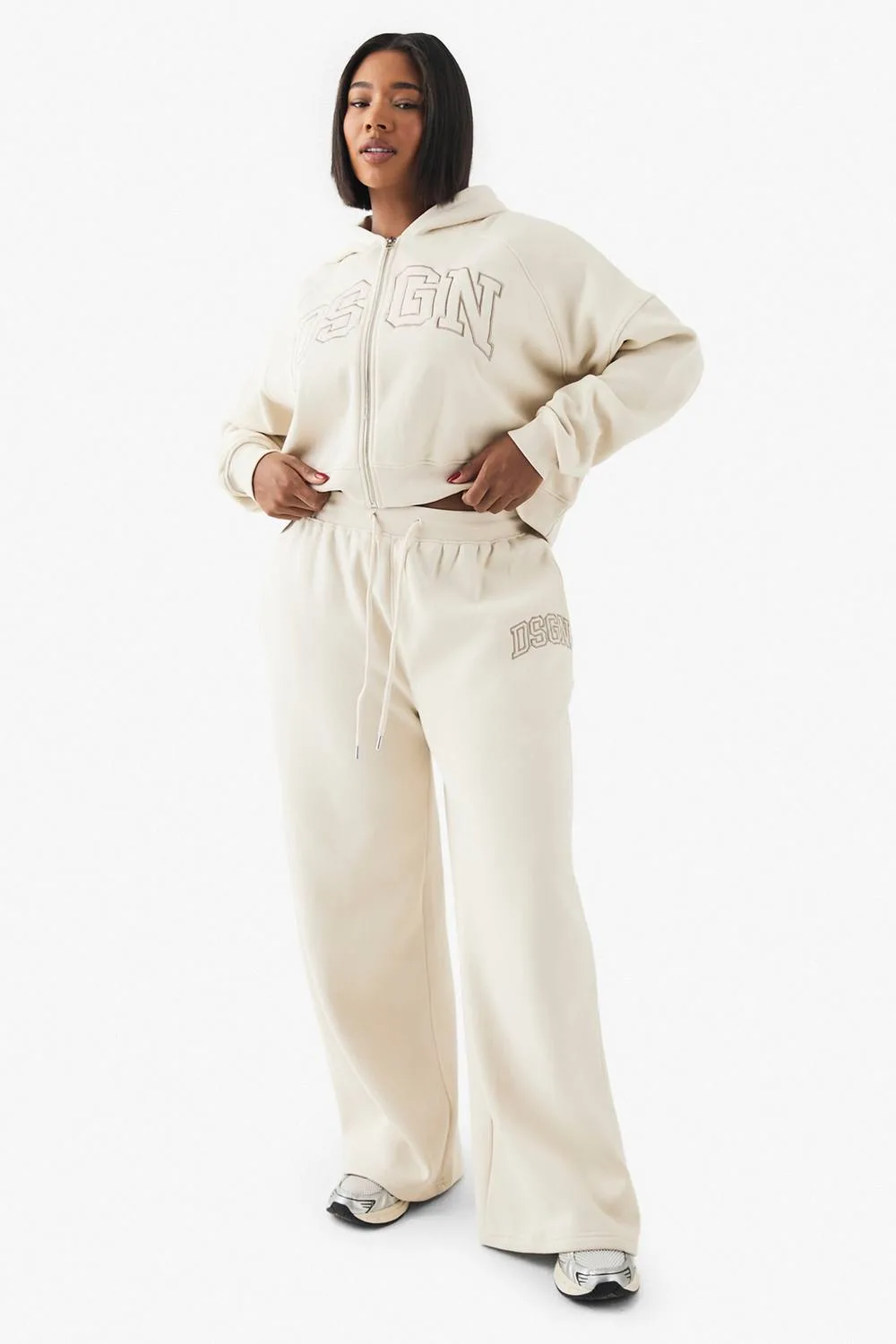 DSGN Studio Applique Jogger Pants by boohoo