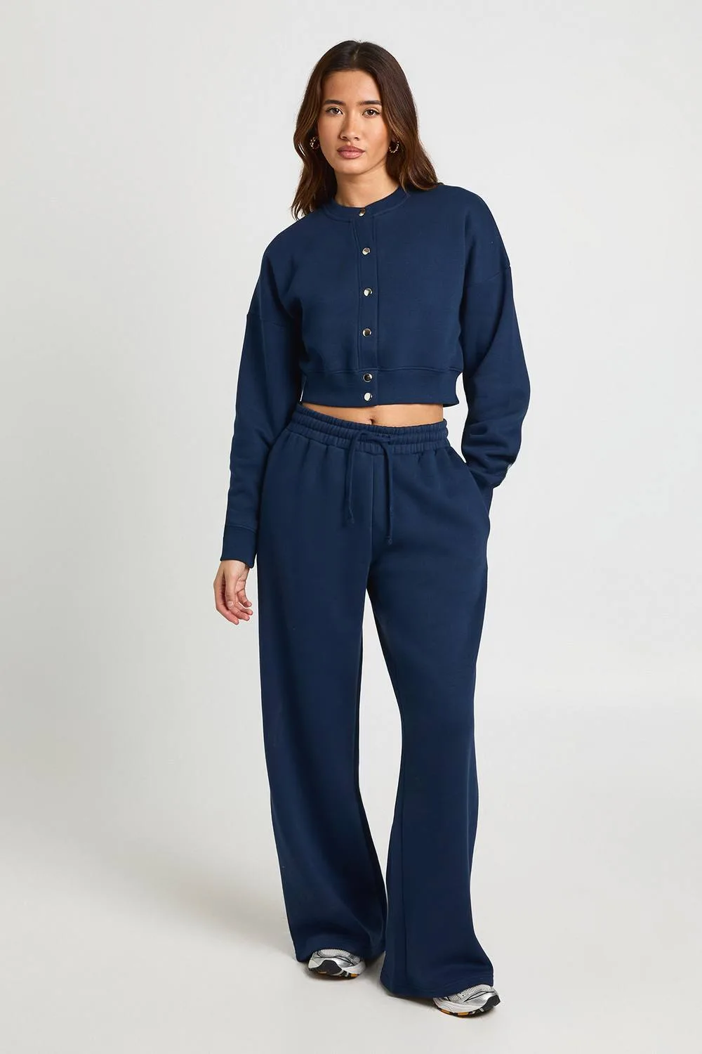 Fitted Bomber Sweatshirt Tracksuit