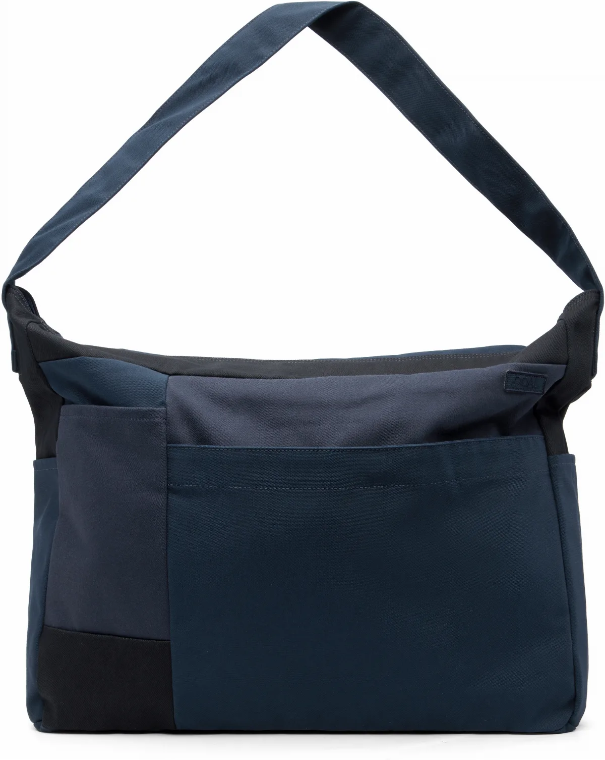 Navy Cotton Canvas Shoulder Bag