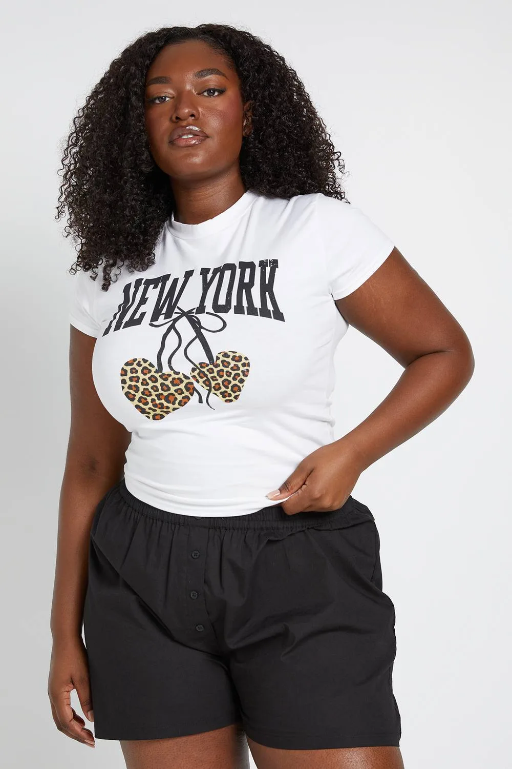 Poplin Flippy Short by boohoo