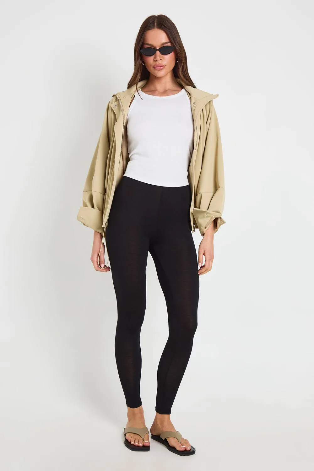 Basic 3 Pack High Waisted Core Jersey Leggings Pants by boohoo