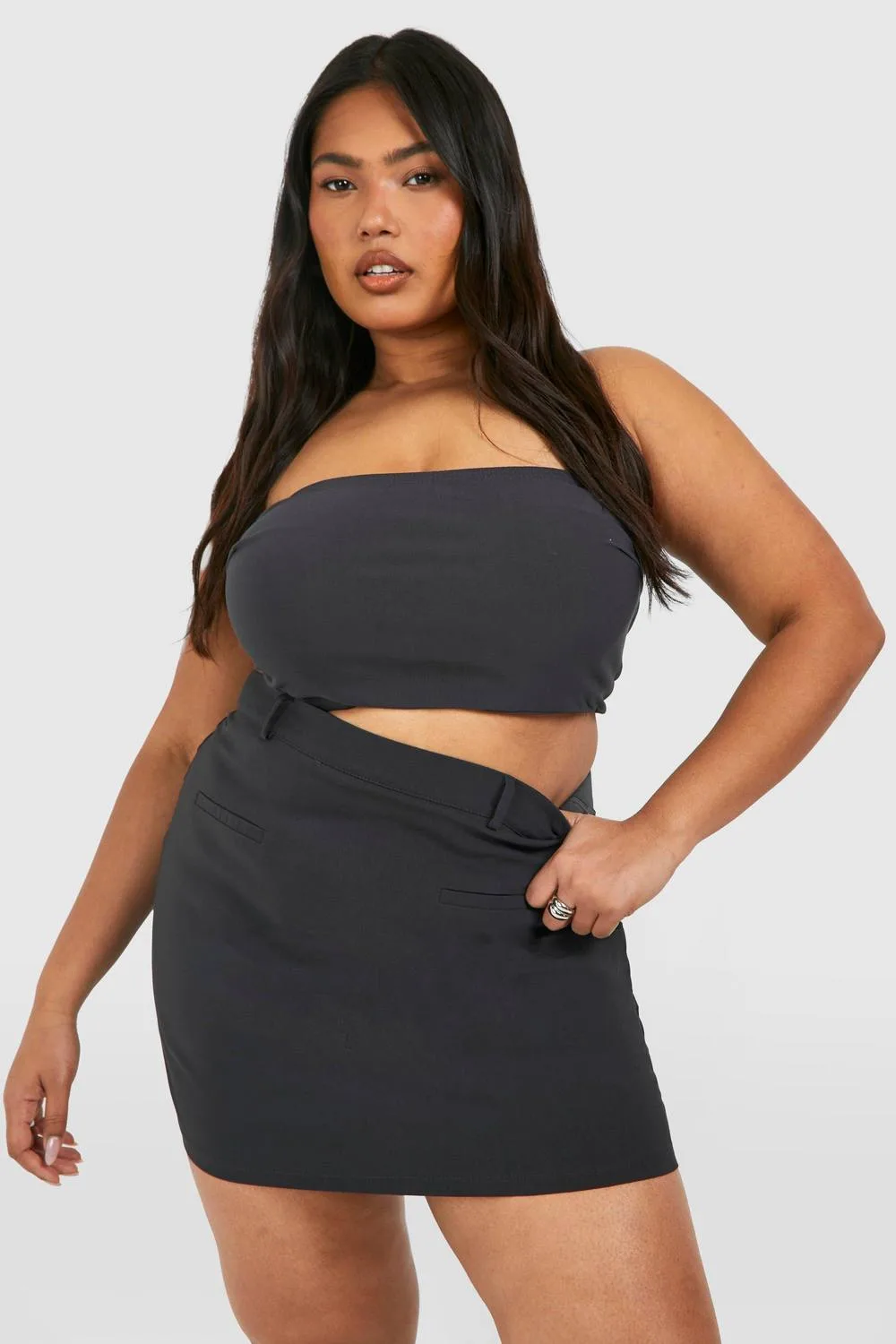 Bengaline Tailored Mini Skort by boohoo