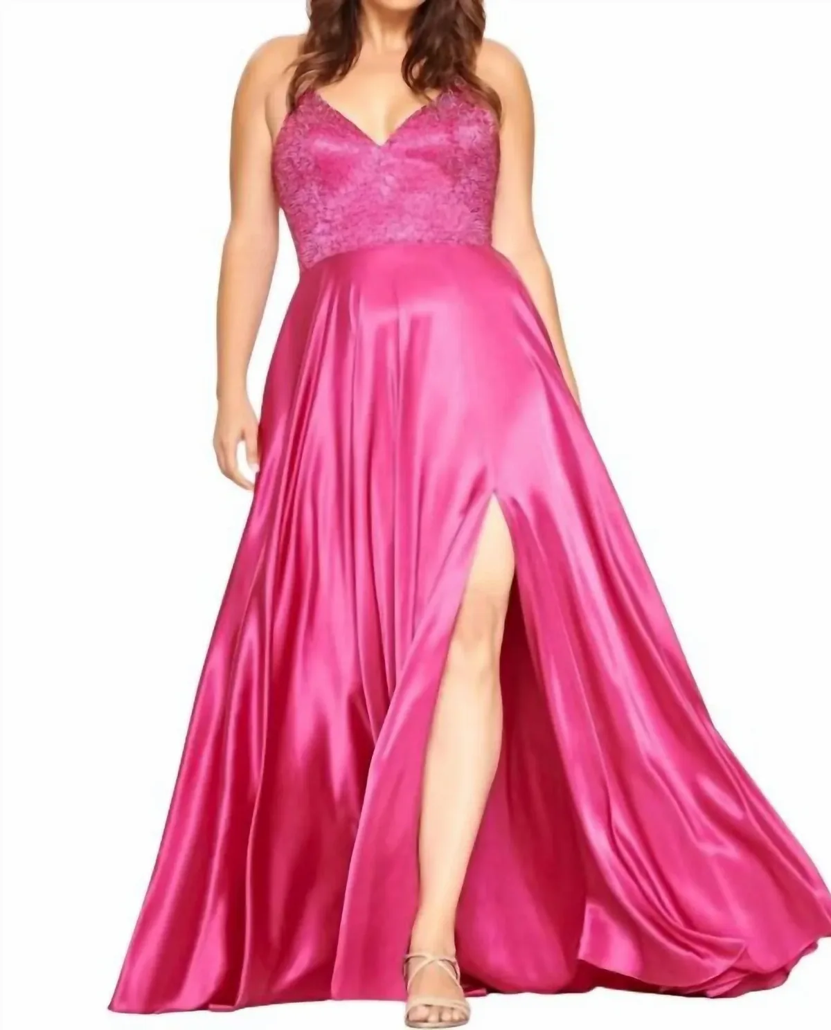 Charmeuse Embroidered Gown by FAVIANA