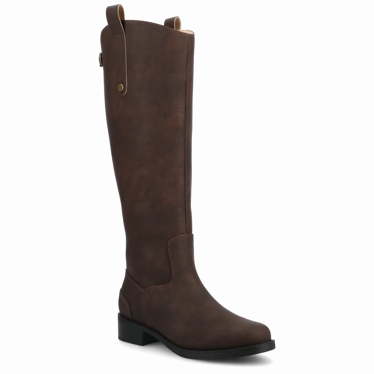 Gema Knee High Wide-Calf Riding Boots by Journee Collection