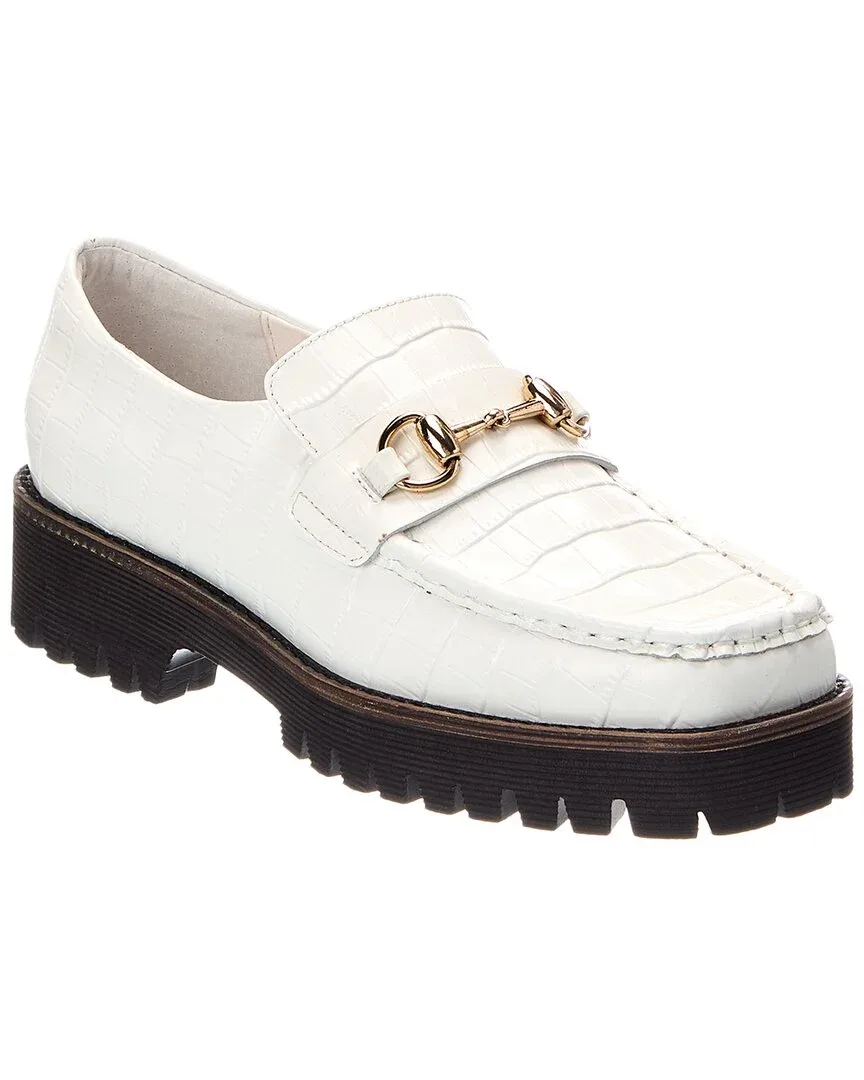 HK2 Croc Leather Loafer by Intentionally Blank