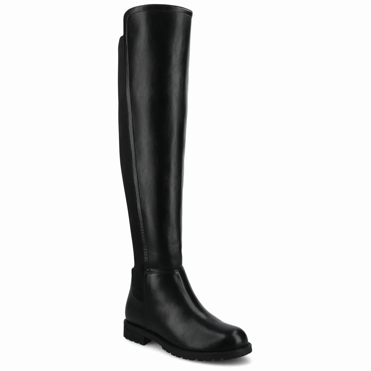 Morrigan Stretch Over-the-Knee Casual Boots by Journee Collection