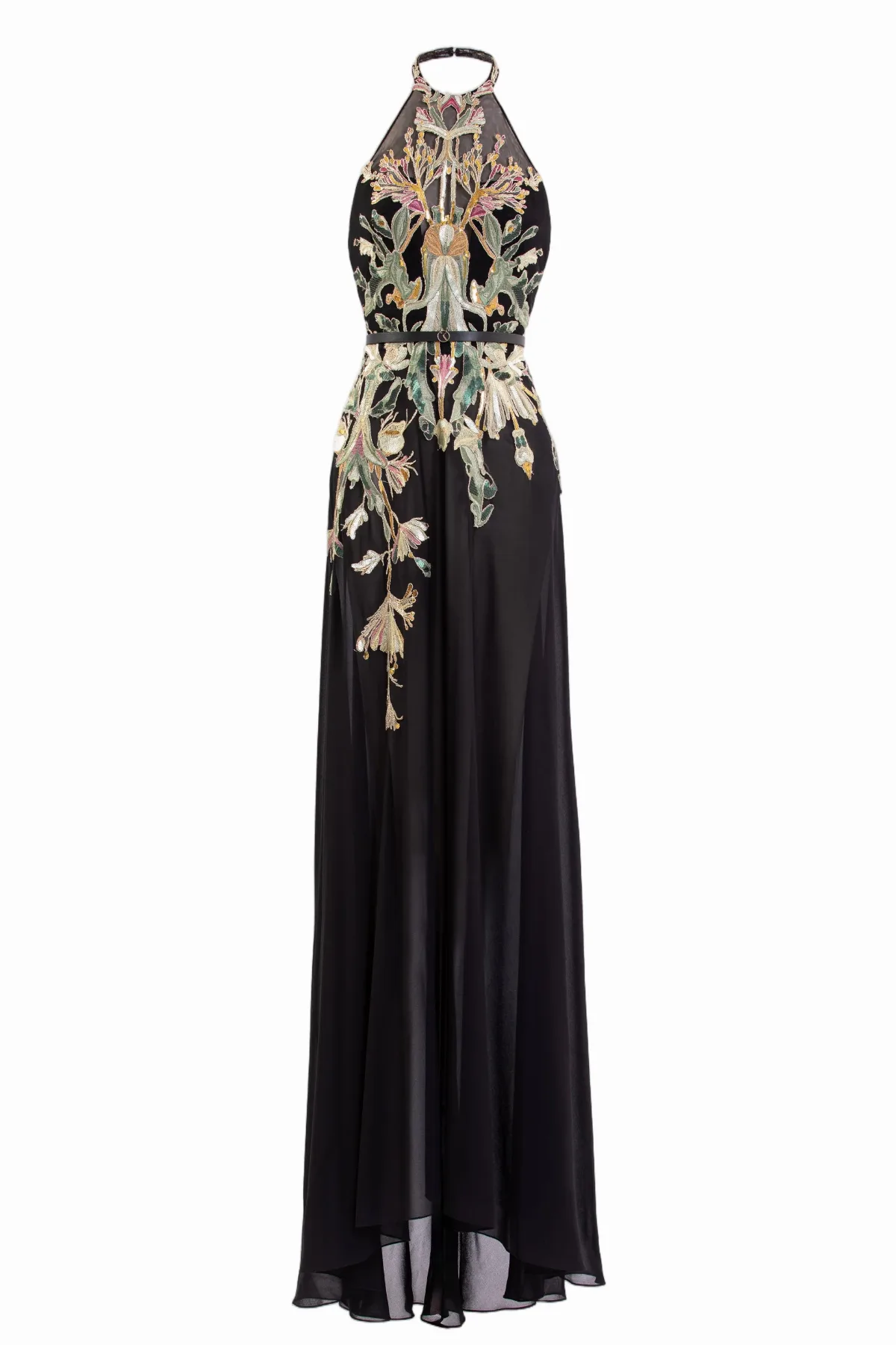 Embroidered Georgette Dress