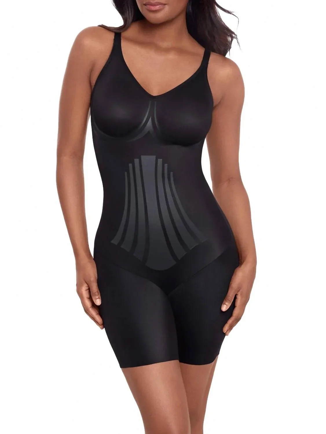 Modern Miracle Thigh Slimmer Bodysuit by Miraclesuit