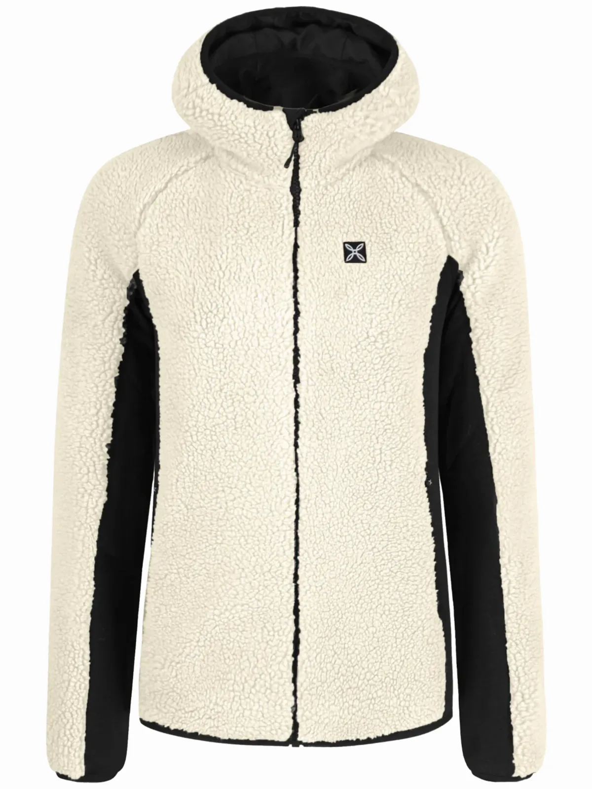 Plush Sherpa Fleece Jacket with Sporty Black Accents by MONTURA
