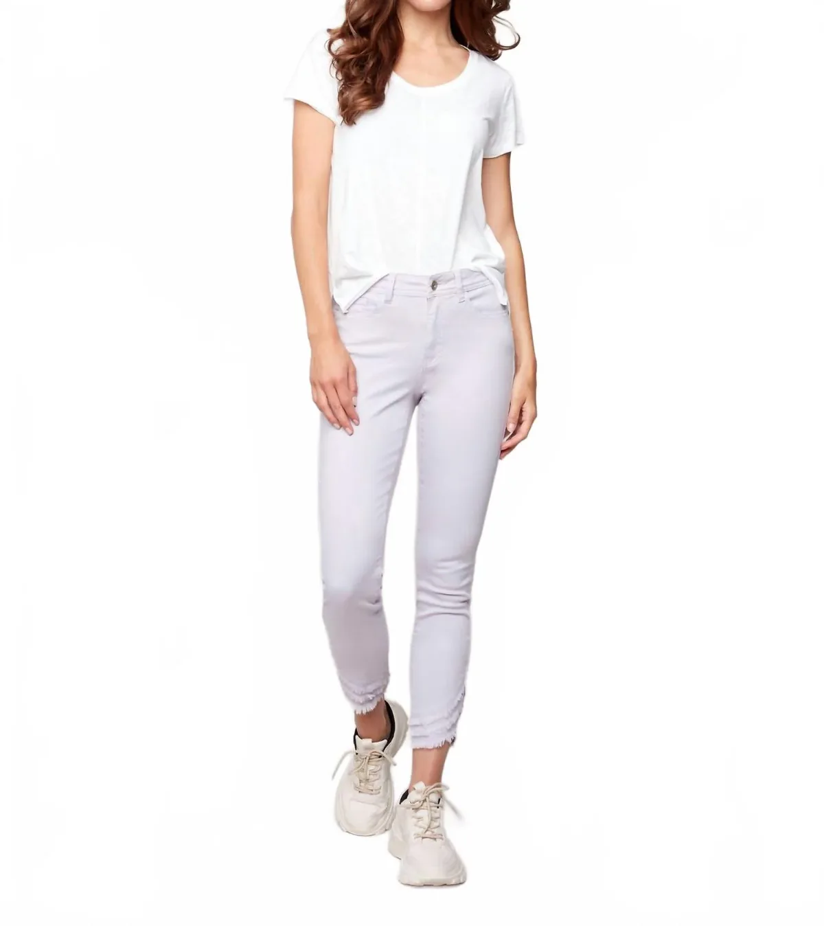 Ripped Hem Jeans by CHARLIE B