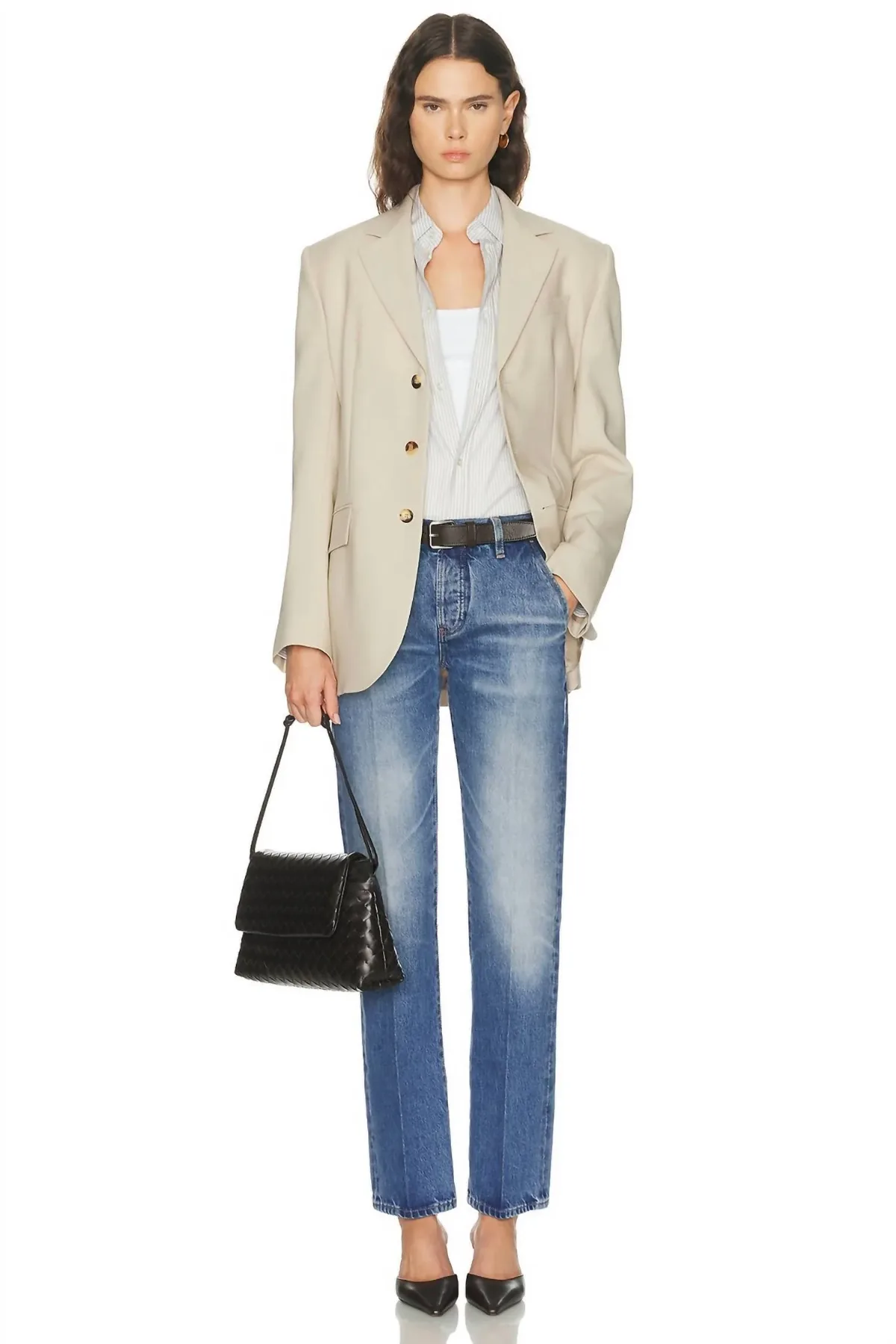 Drop Trouser Jeans in Fighter by FRAME