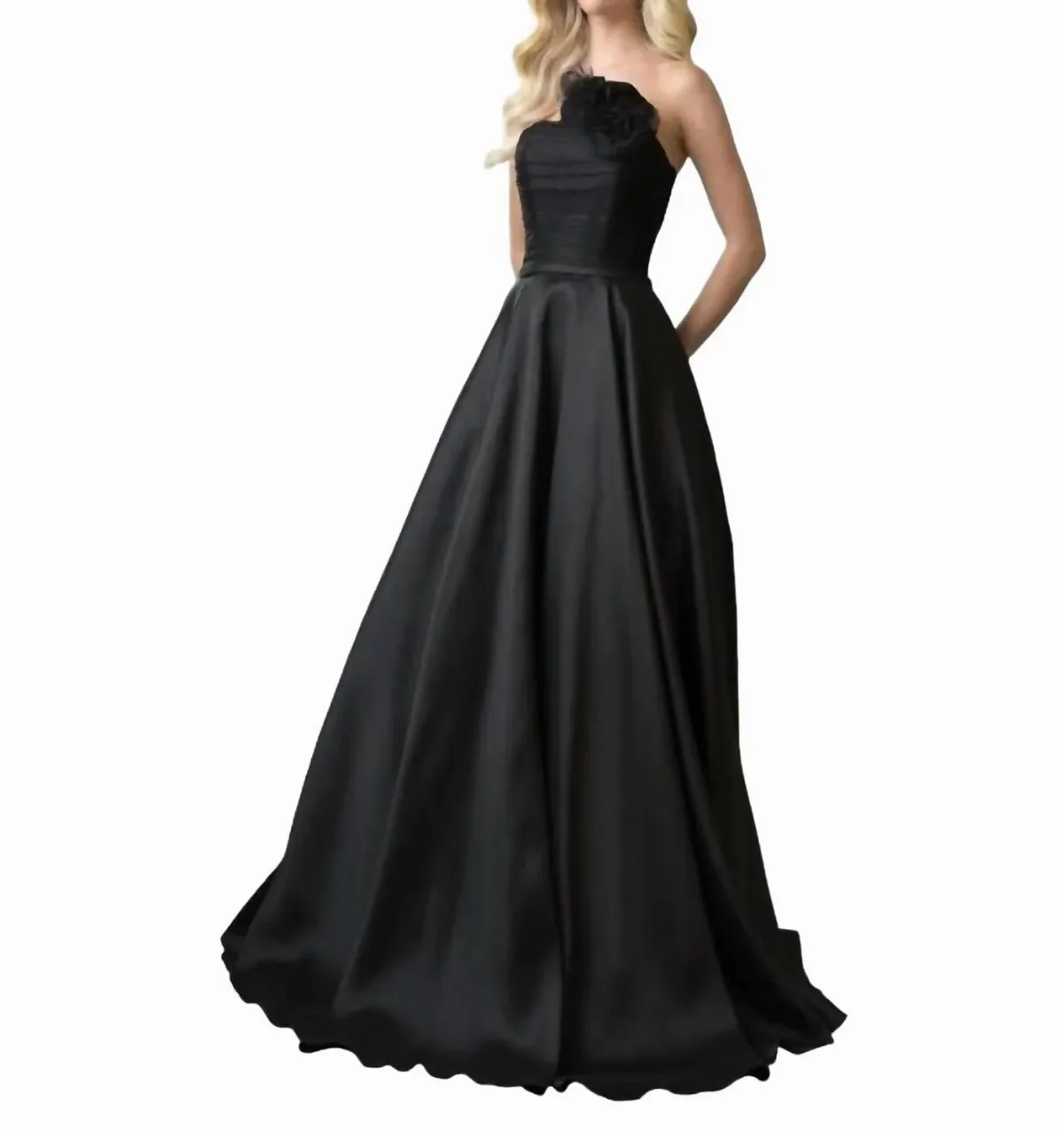 Strapless Evening Dress by COLORS DRESS
