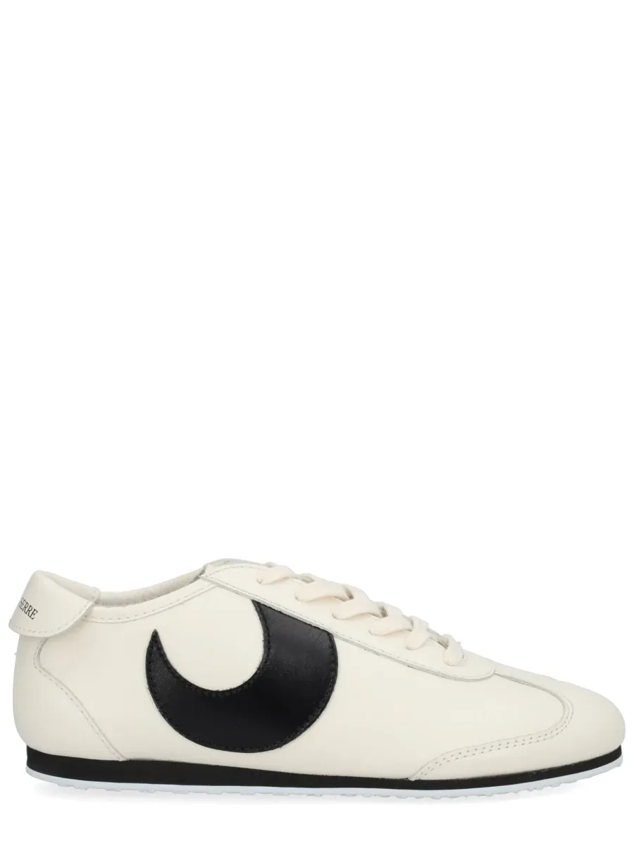 Astra Minimalist Crescent Accent Sneakers by Marine Serre