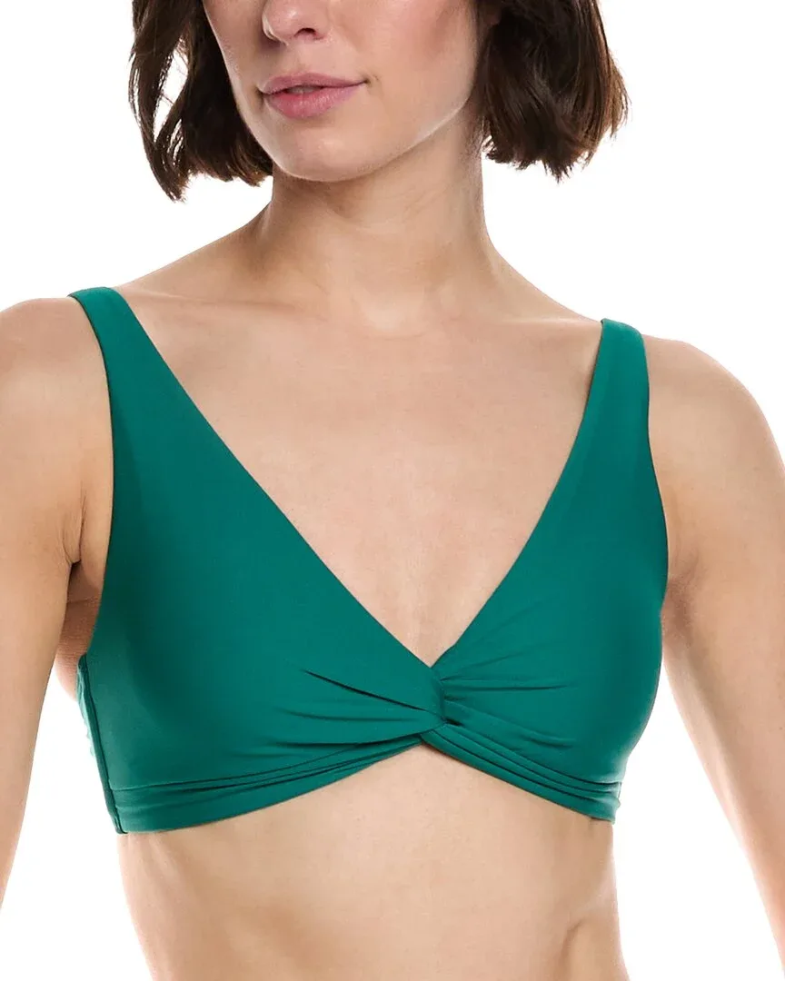 Multi Fit Twist Crop Bikini Top by Monte and Lou