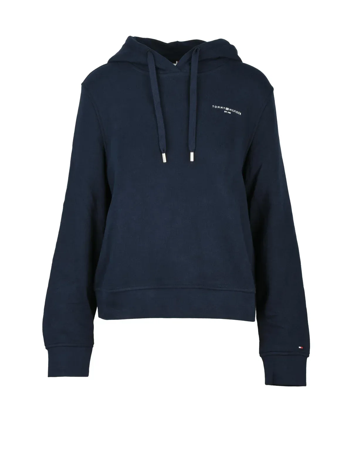 Cropped Hooded Sweatshirt by Tommy Hilfiger