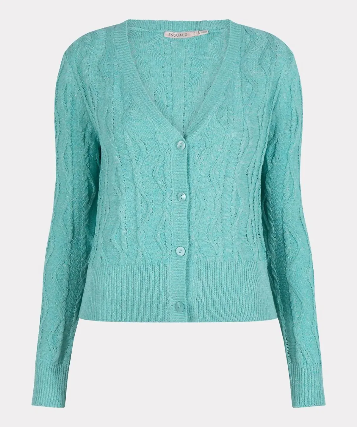 Lark Lurex Cable Cardigan by ESQUALO