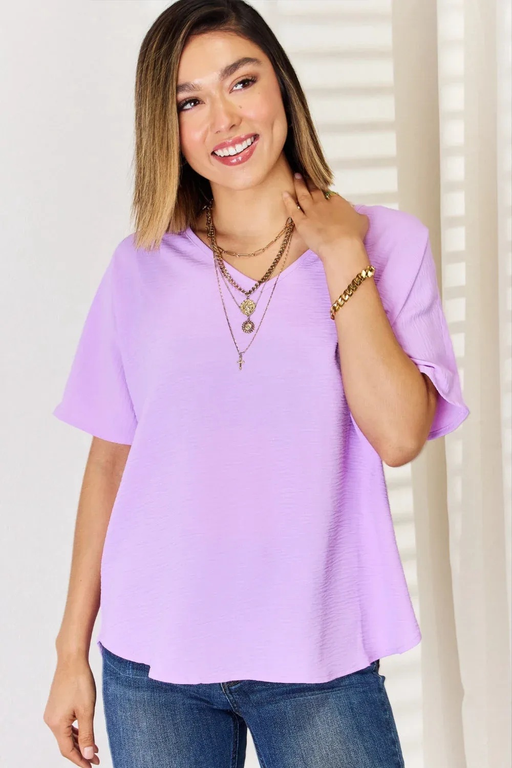 Texture Short Sleeve T-Shirt by TRUEDAMES