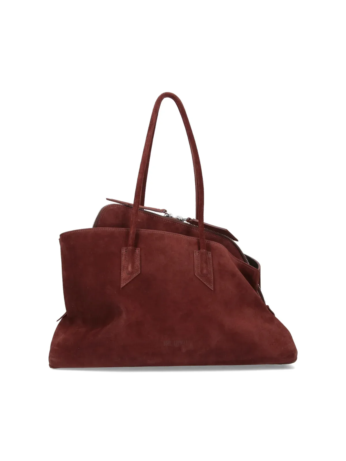 Soft Suede Slouchy Bag with Dual Top Handles by The Attico