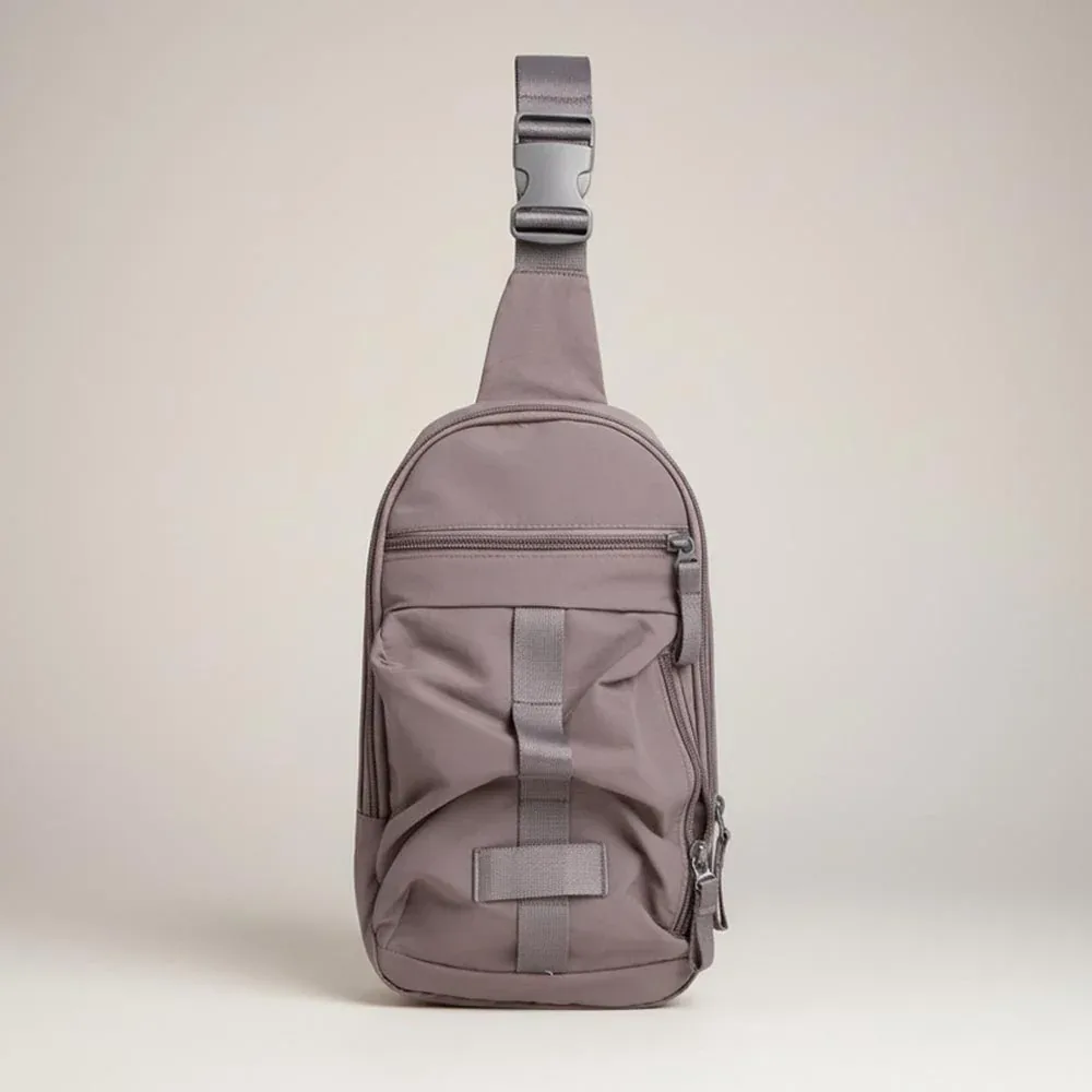 Solid Adjustable Sling Bag by FASHNZFAB