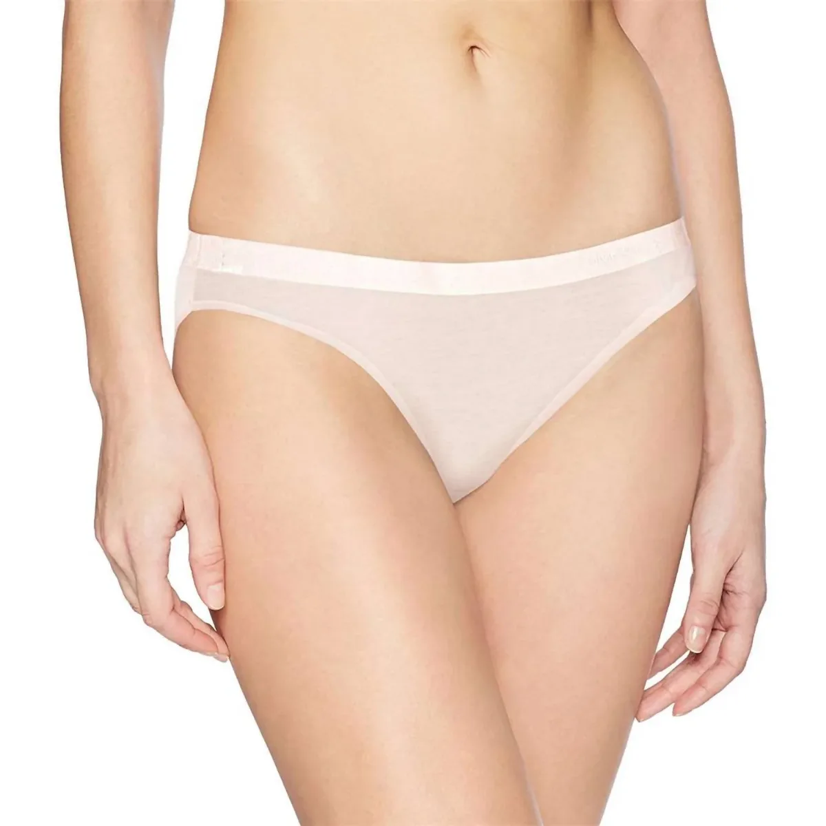 Structure Cotton Bikini Panty by Calvin Klein