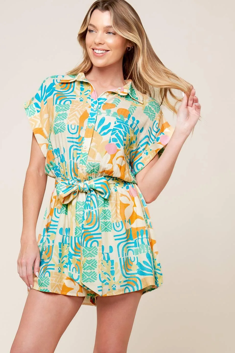 Something Special Woven Romper by TRUEDAMES