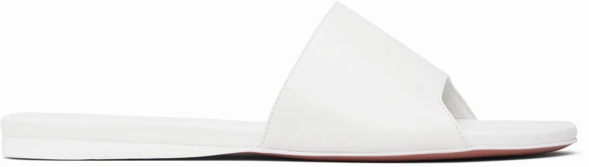 White Bianca Sandals by Amina Muaddi