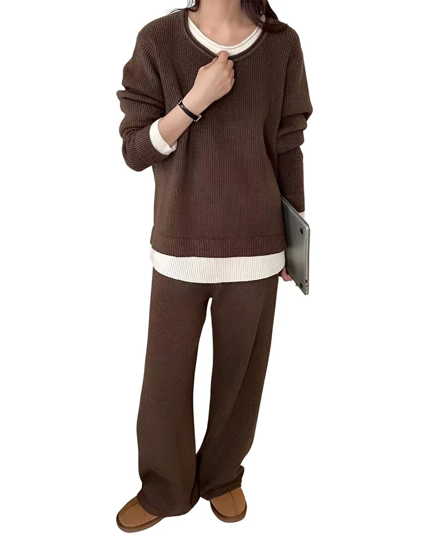 2pc Sweater & Pant Set by GABRIELA RICH