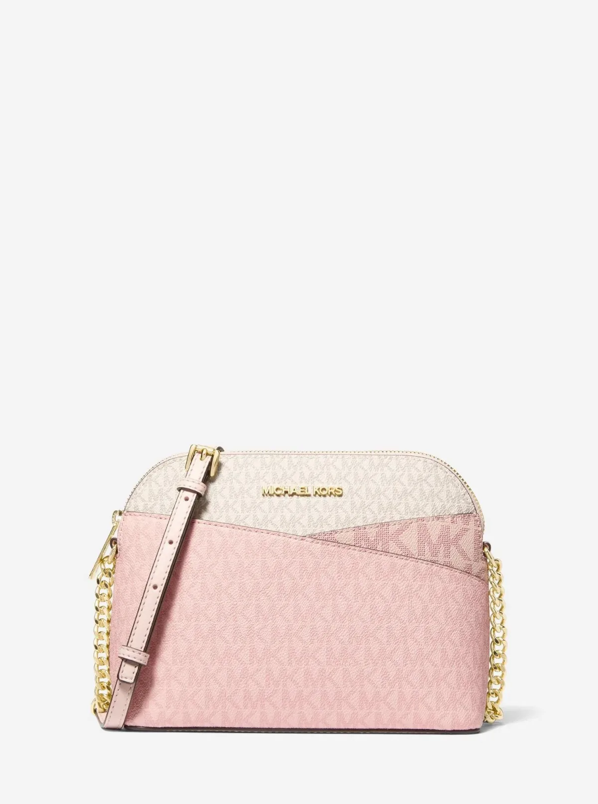 Jet Set Travel Medium Color-Block Signature Logo Crossbody Bag by Michael Kors Outlet