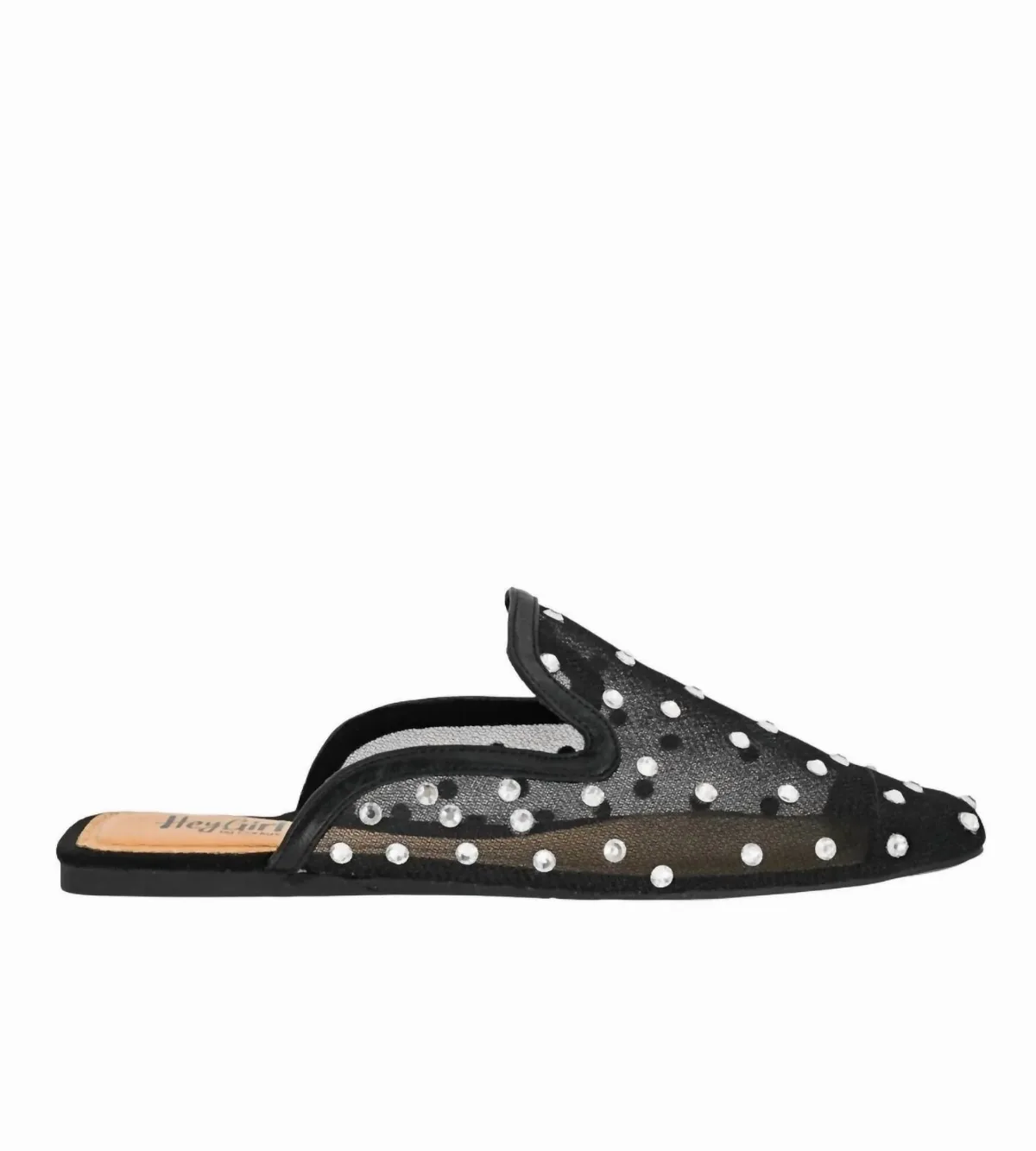 To Die for Rhinestone Studded Mesh Mules by Corkys Footwear