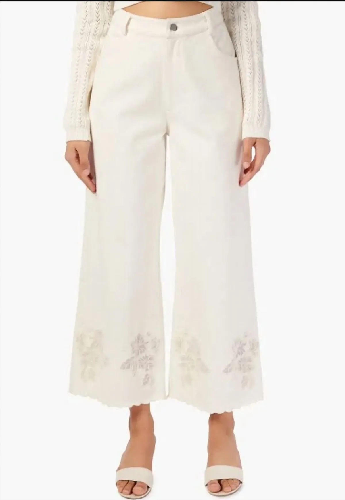 Memphis High Rise Pant with Lace by Cami NYC