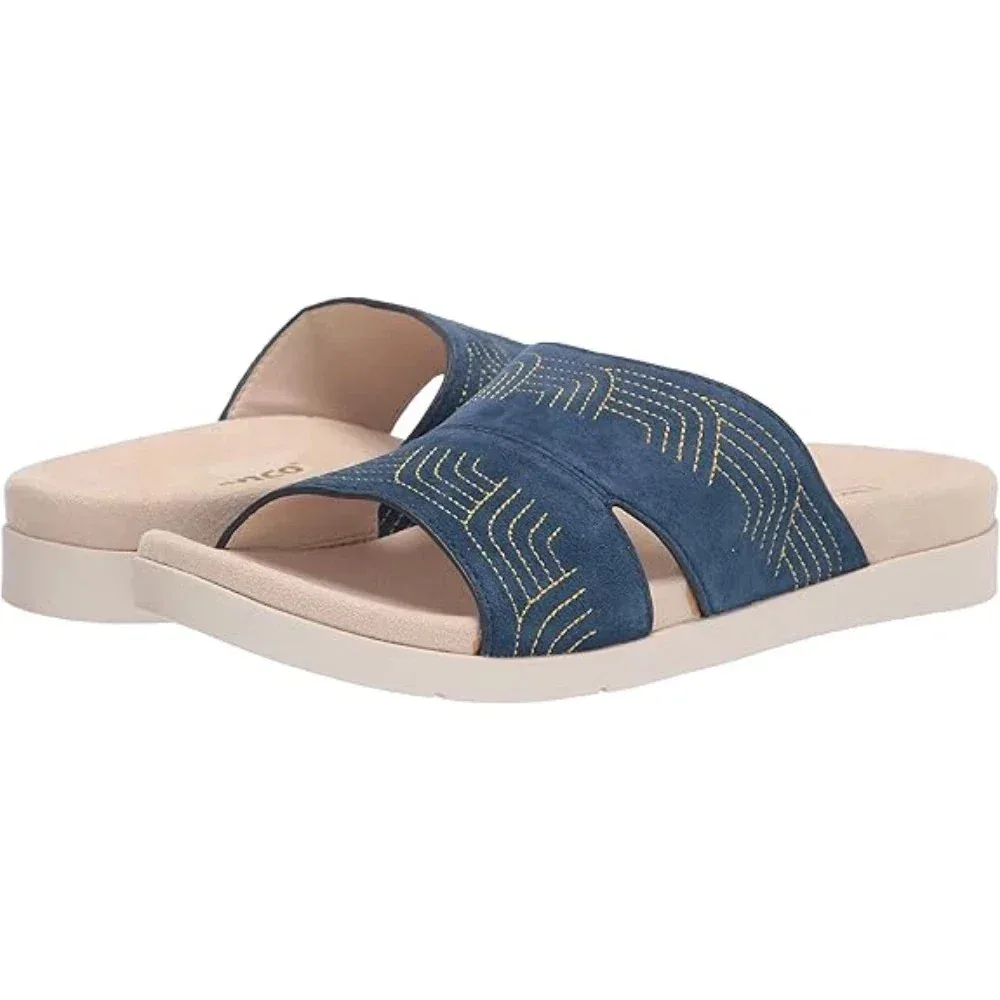 Spenco Twilight Ellie Suede Slides Sandal by Spenco