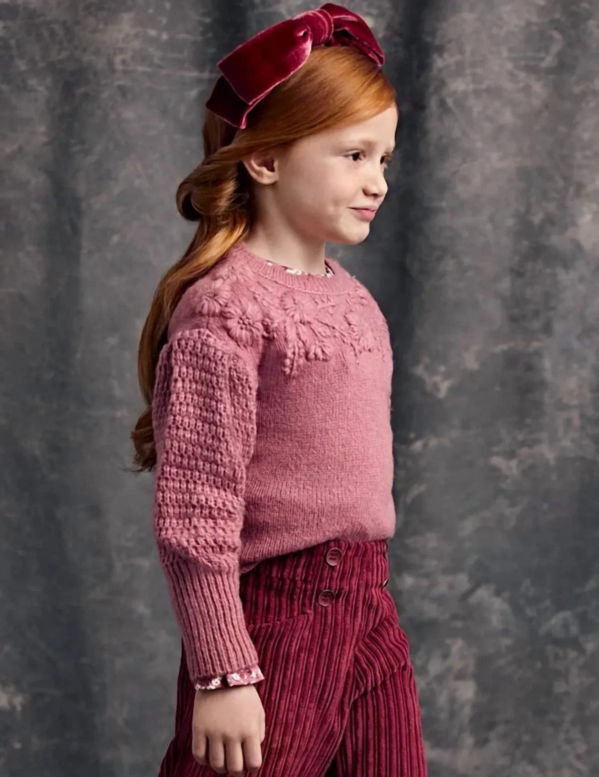 Floral Embroidered Sweater by Abel & Lula